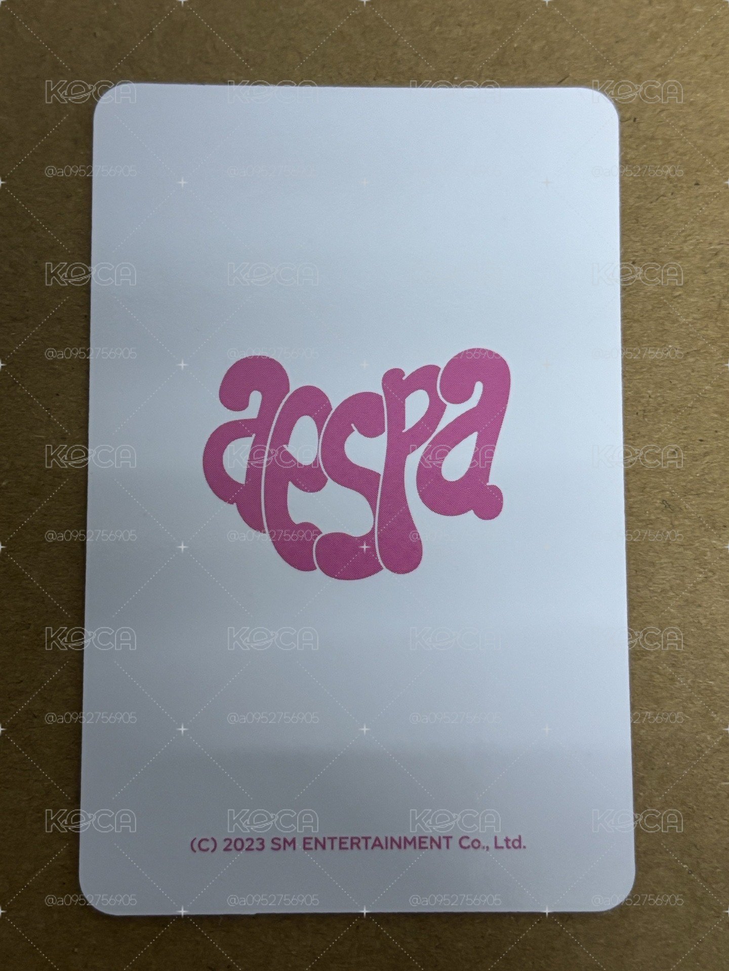aespa Winter 冬天 ctmi 隨機卡 粉版冬 冬-