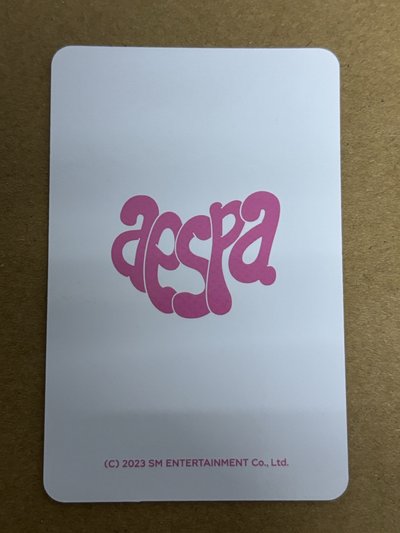 aespa Winter 冬天 ctmi 隨機卡 粉版冬 冬-