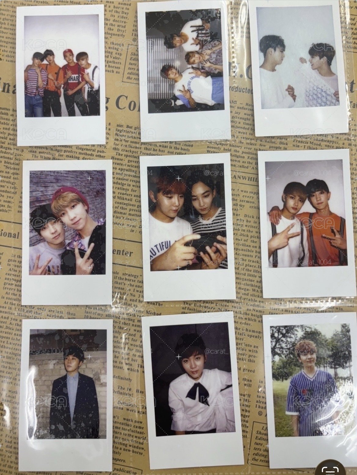 Seventeen 早期 鐵盒周邊卡