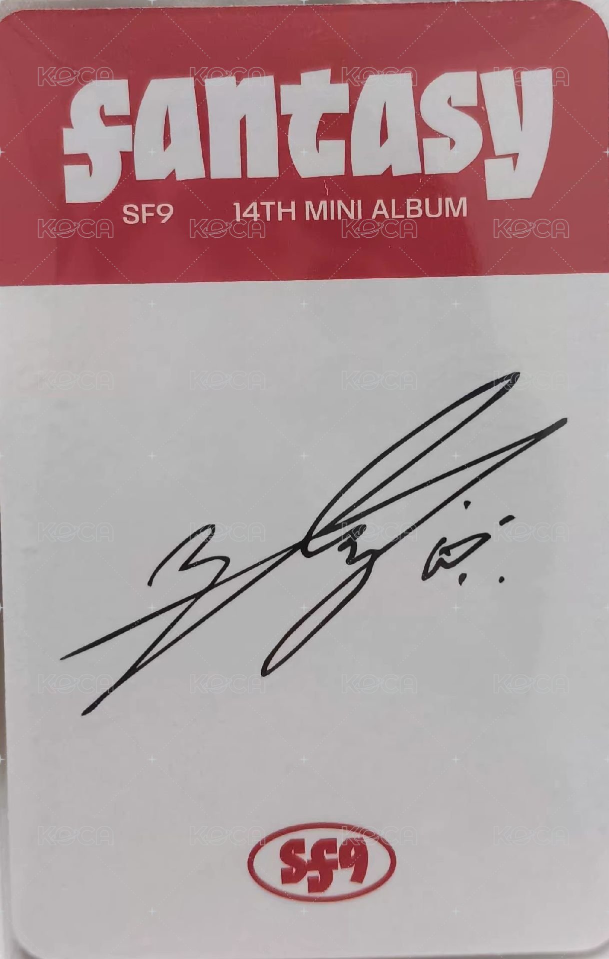 Fantasy 專輯卡 電子專卡 背面