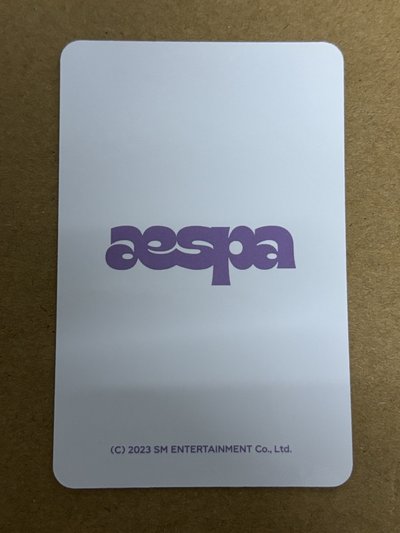 aespa Giselle 吉吉 ctmi 隨機卡 紫版吉 吉-