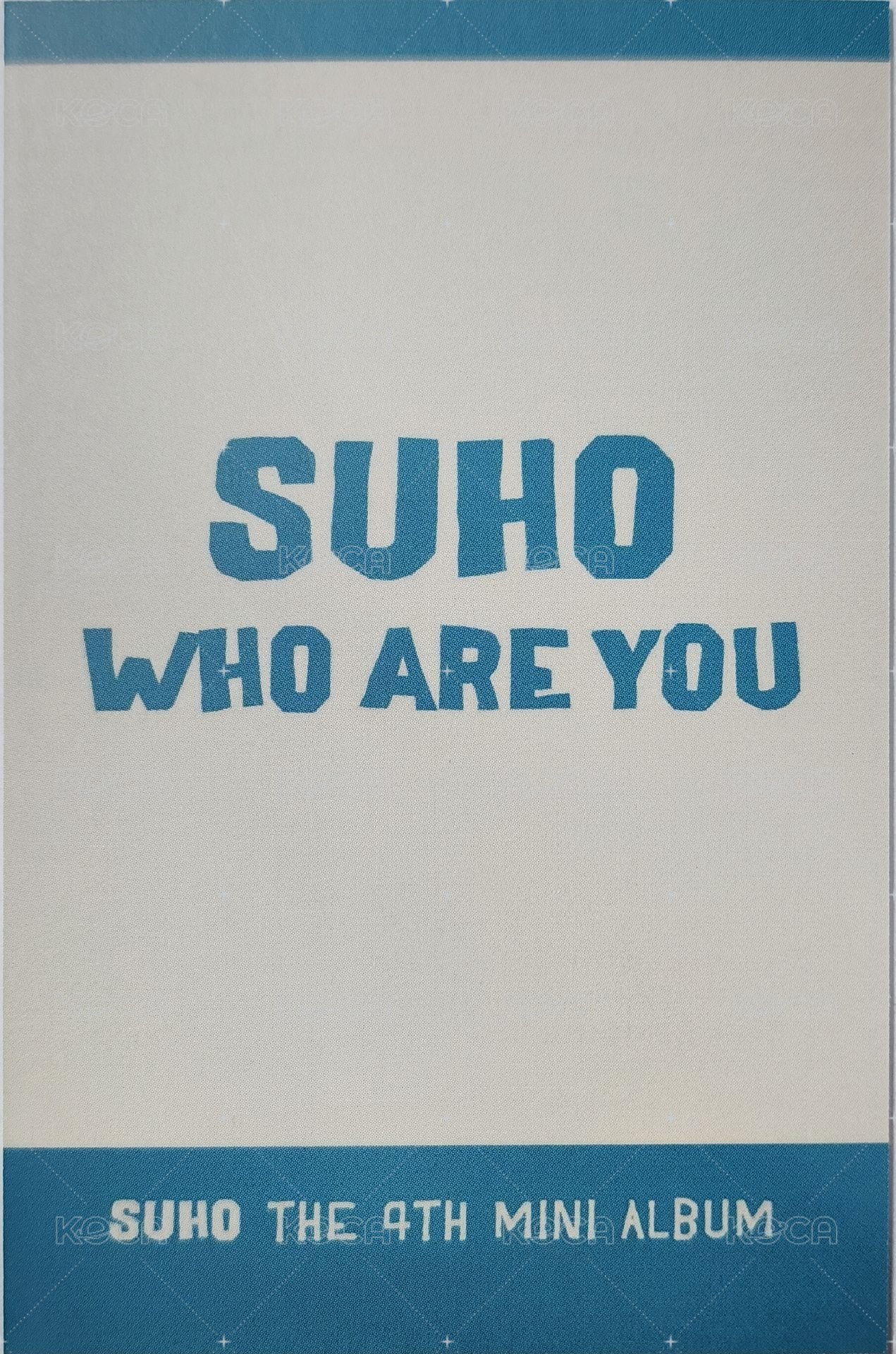 Who Are You 泡泡摩奇 特典卡  背面