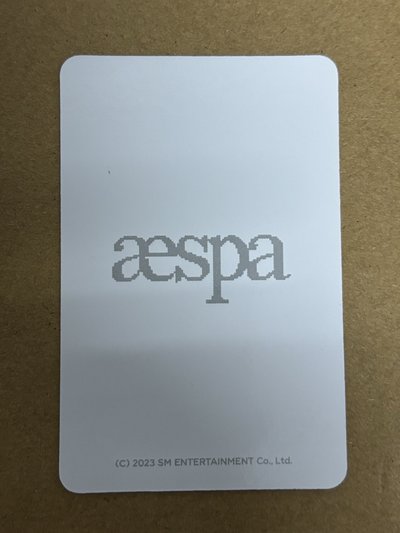 aespa Giselle 吉吉 ctmi 隨機卡 藍版吉 吉-