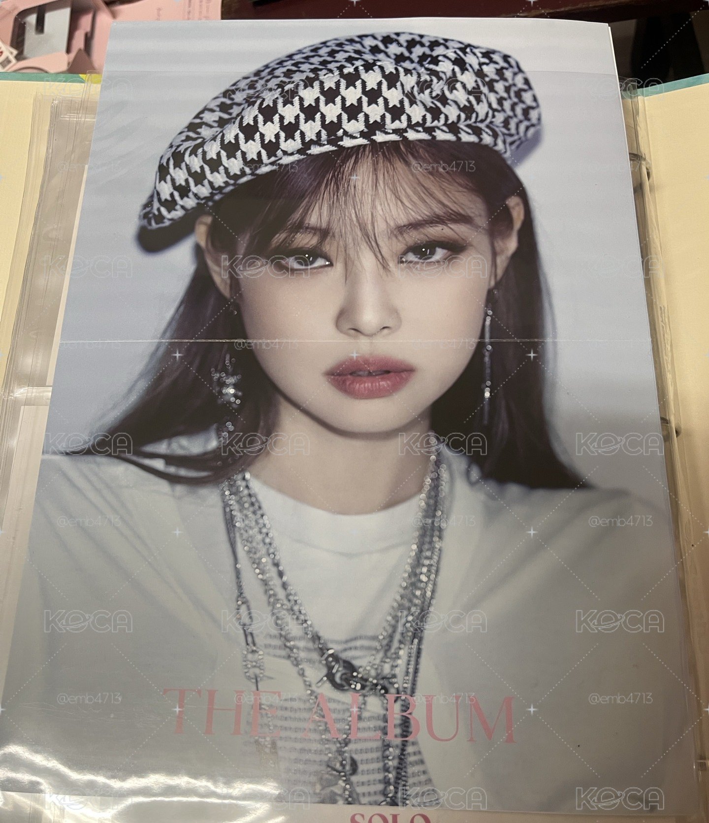 BLACKPINK JENNIE THE ALBUM 海報 