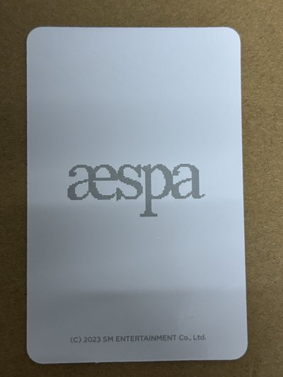 aespa Giselle 吉吉 ctmi 隨機卡 藍版吉 吉-