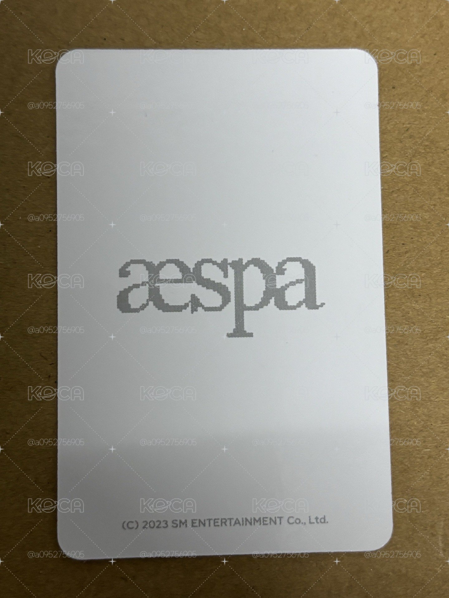 aespa Winter 冬天 ctmi 隨機卡 藍版冬 冬-