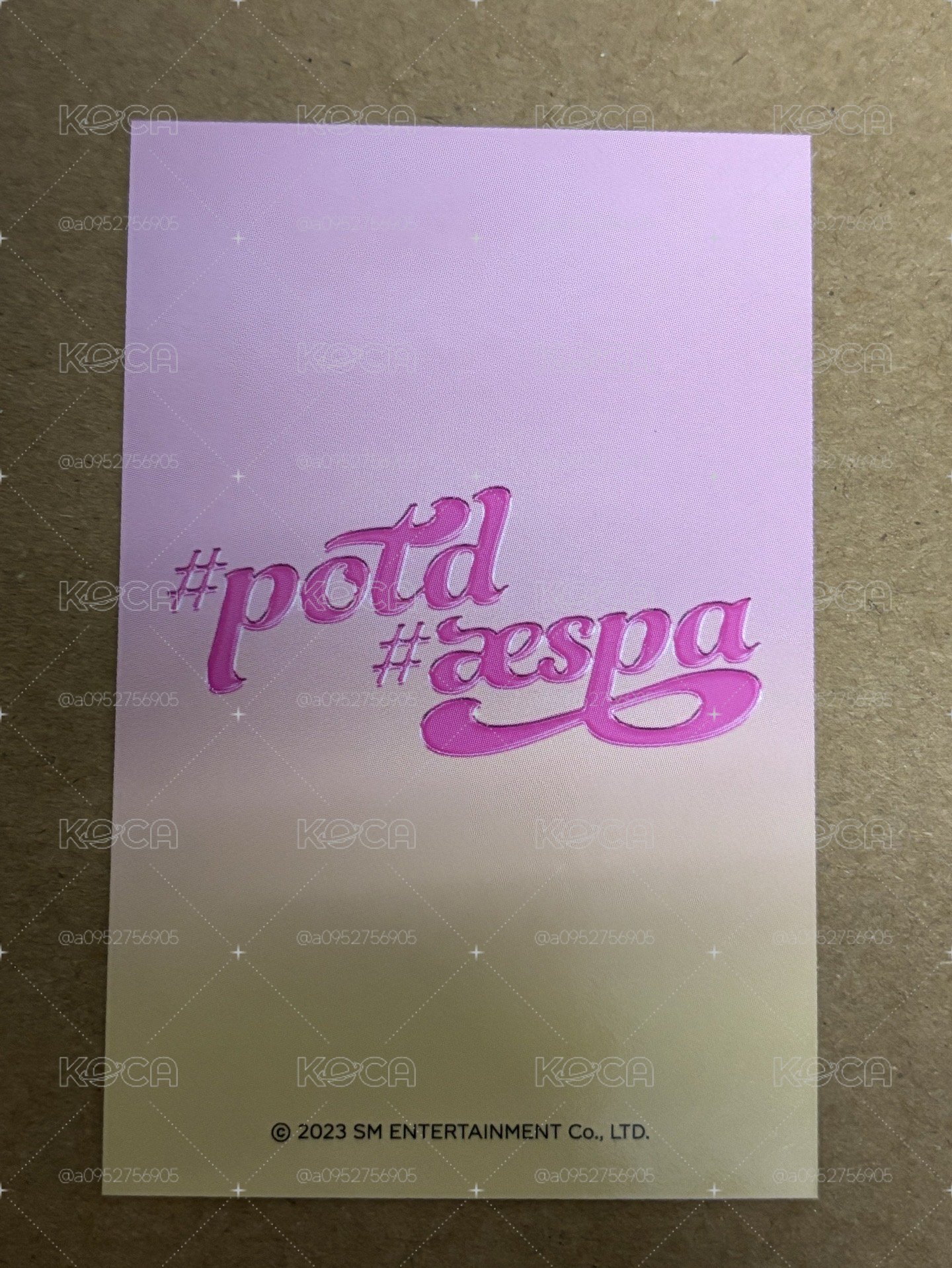 aespa Giselle 吉吉 #potd展會 隨機卡 吉-