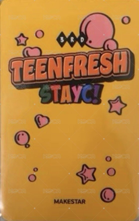 Bubble ms 雙人中簽 抽選卡  背面