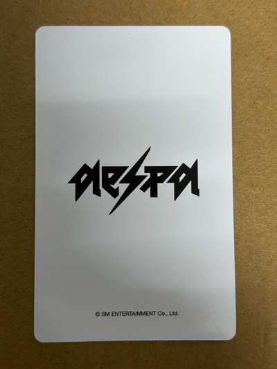 aespa Winter 冬天 Rich Man wvs 幸運卡 冬-