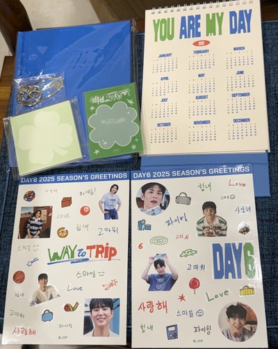 DAY6 2025 年曆組 含2個通路的特典