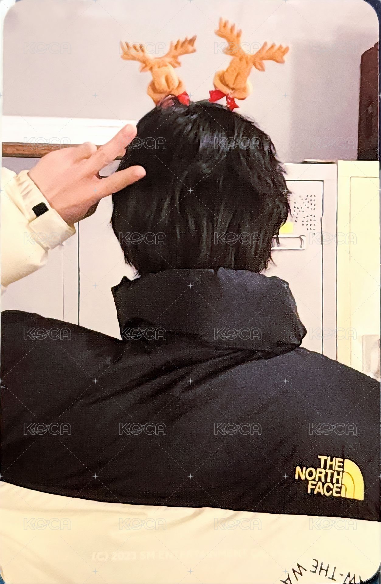 23聖誕 旋轉立牌 周邊卡  背面