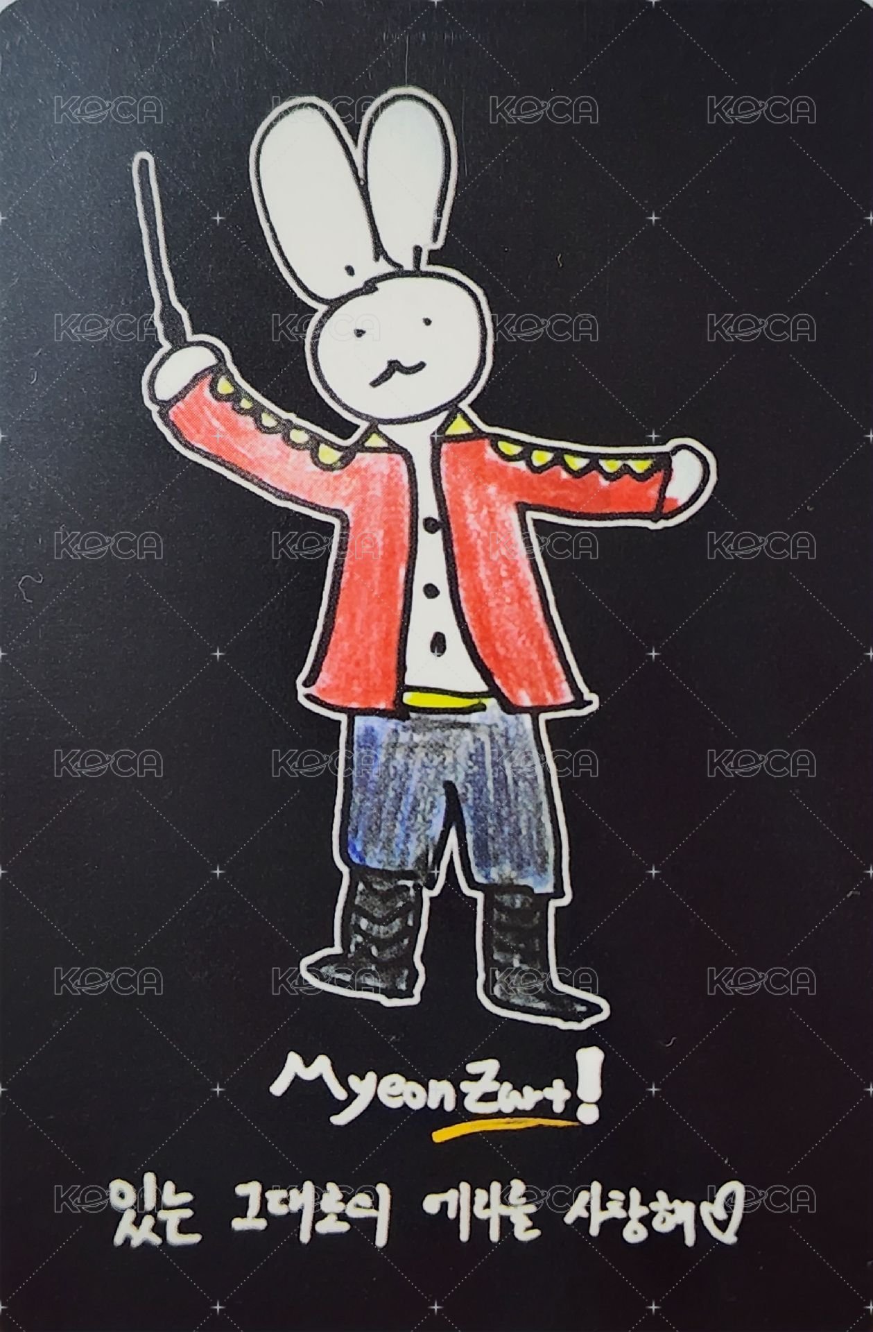 音樂劇 莫札特！ 末公 入場卡 / 場限卡  背面