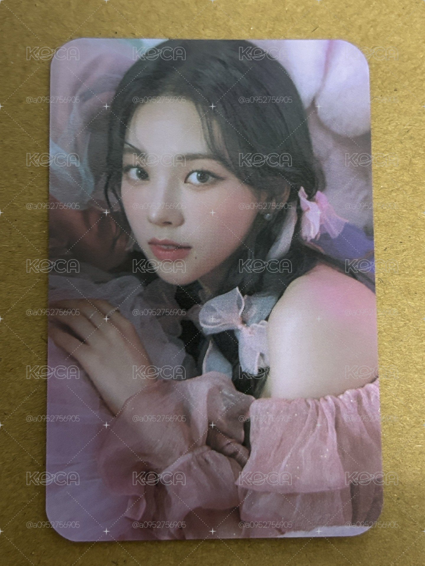 aespa Karina 柚子 白情 周邊卡 卡套貼紙柚 柚-95