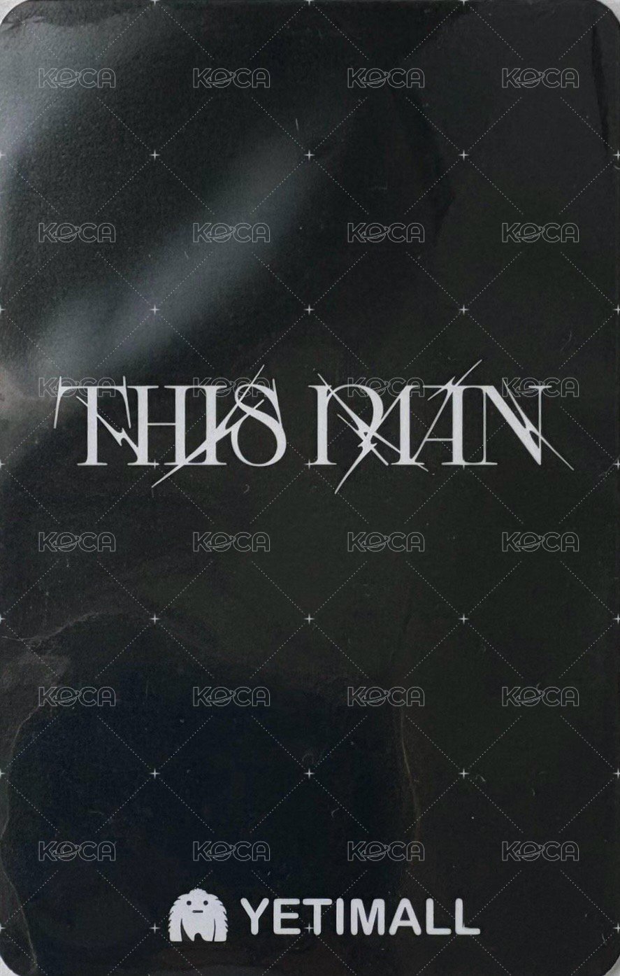 THIS MAN yeti 幸運卡  背面