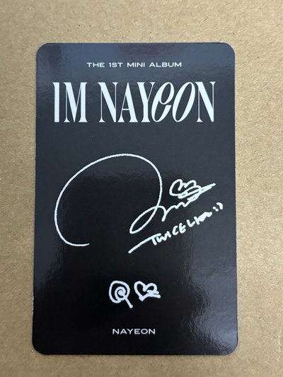 IM NAYEON 專輯卡 