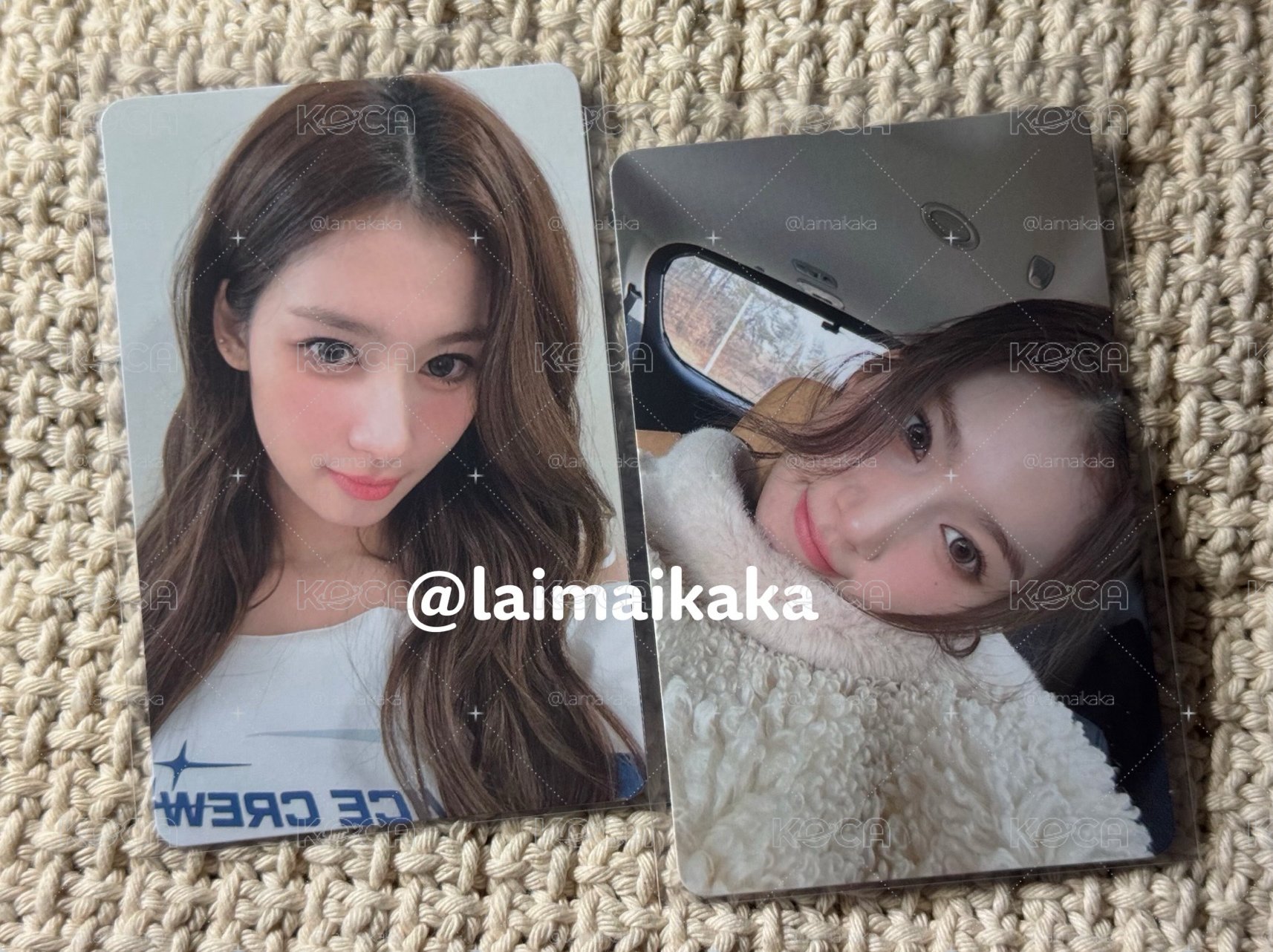 SANA 生咖入場小卡（一套兩張不拆）