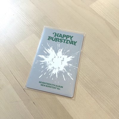 SEVENTEEN - [HAPPY BURSTDAY]  NEW BURSTDAY DK小卡