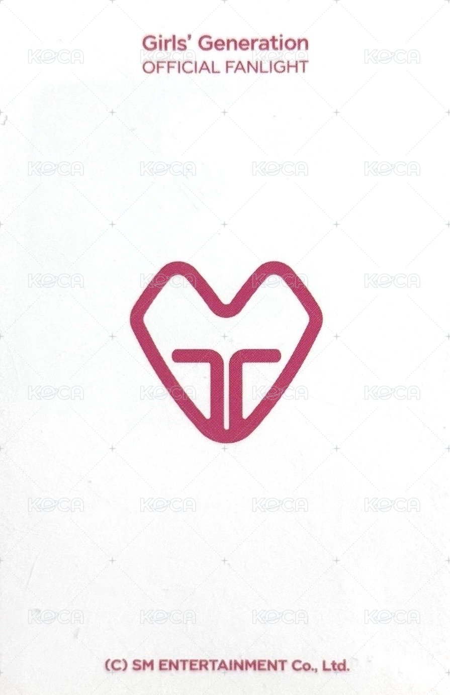 Official Fanlight 周邊卡 手燈卡 背面