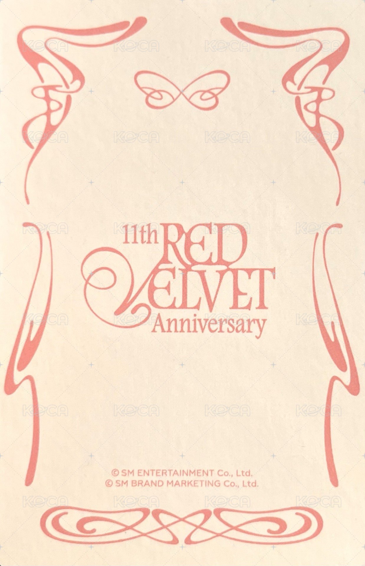 11週年 周邊卡 音響琪 背面