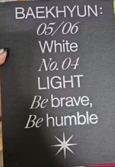 baekhyun 邊伯賢演唱會寫真書