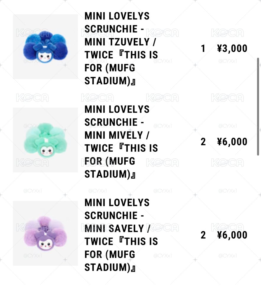 （第一批次）TWICE新國立場周 毛絨髮圈