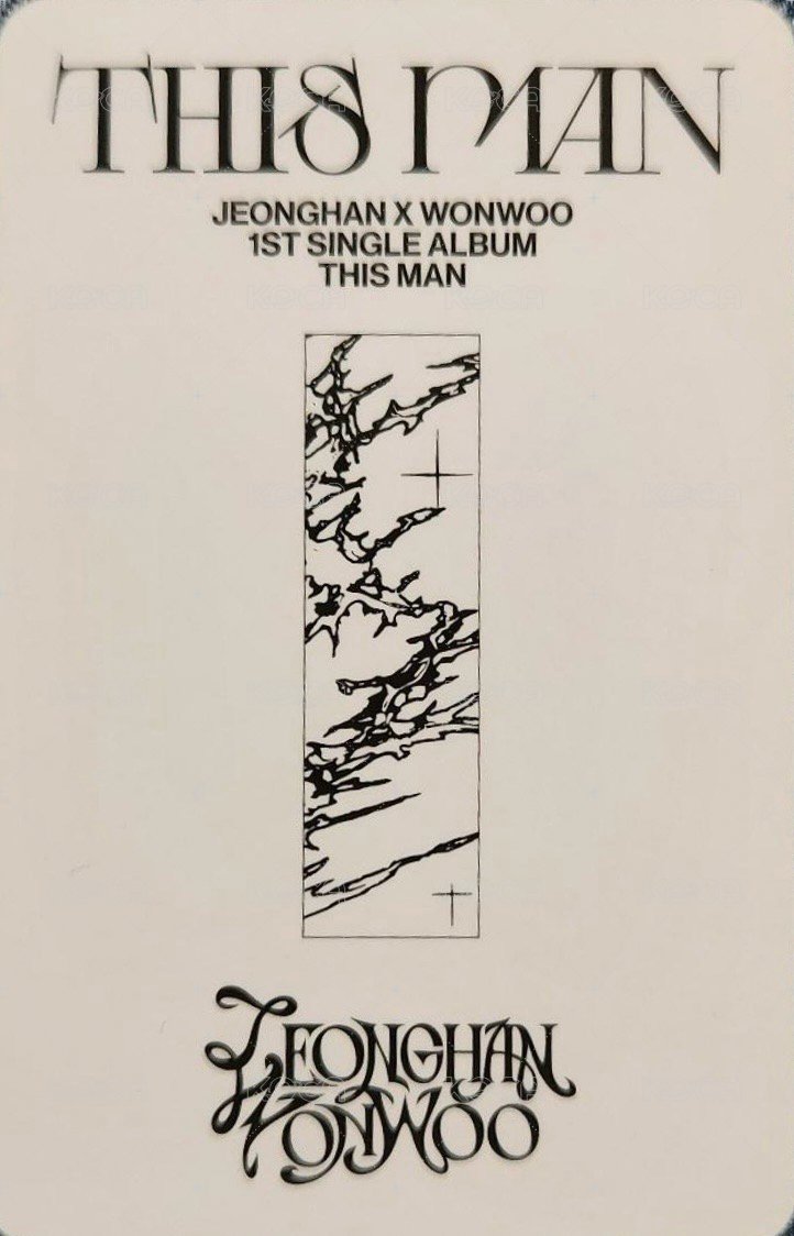 THIS MAN target 特典卡  背面