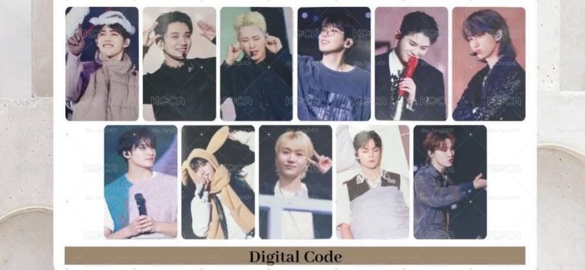 seventeenRIGHT HERE 演唱會DVD/CD 日巡小卡 奎率