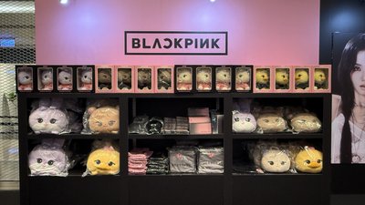 現貨 快閃店代購 Blackpink 長腿娃 麥克風娃吊飾 抱枕