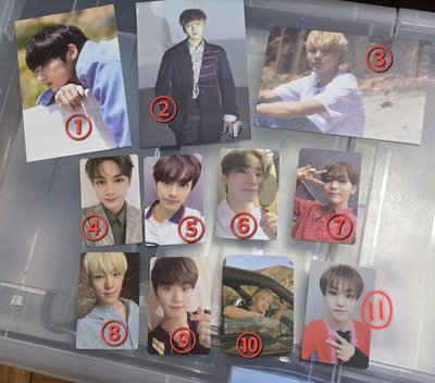 SEVENTEEN 17 歷年 小卡 明信片