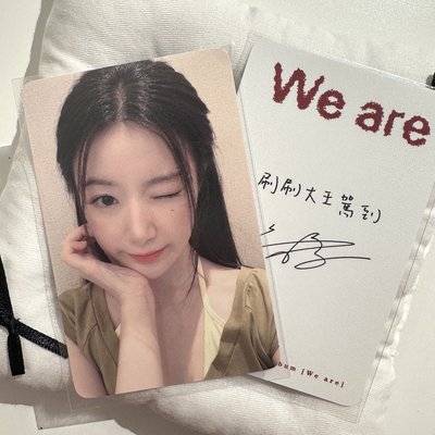 中背 We are 泡泡摩奇 線下 3.0 簽售卡 B ver 上海簽售  