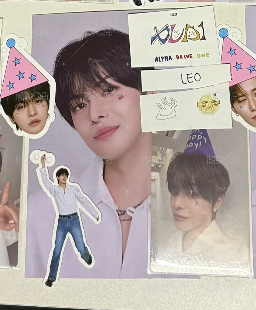 Leo 明信片+小卡+貼紙