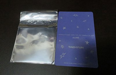 TXT 太顯 日巡大阪場P席卡