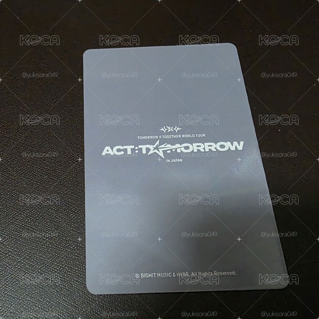 TXT 外套雙人卡 崔然竣崔秀彬