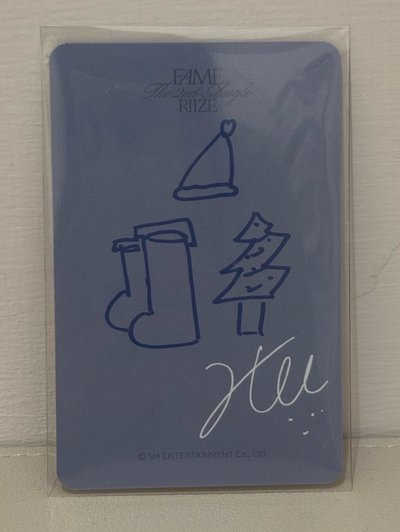 Riize Sohee 香港簽售卡