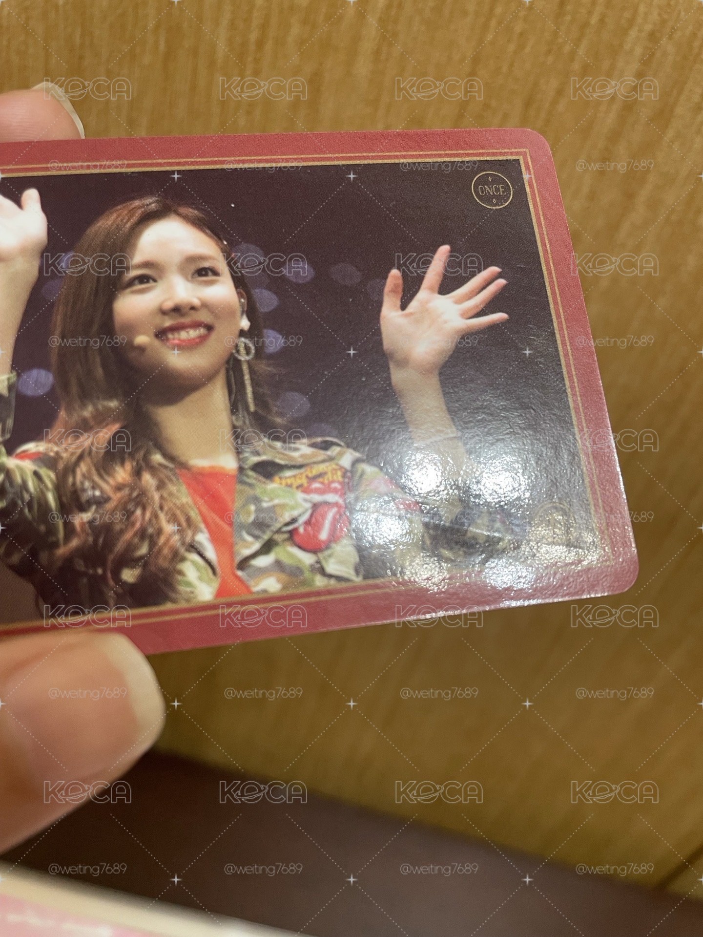 twice_once begins DVD卡 娜璉小卡