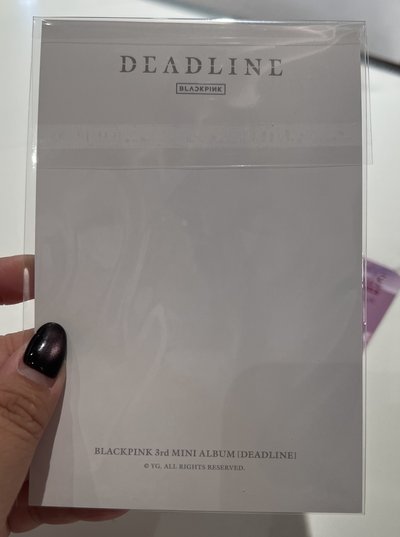 BLACKPINK DEADLINE 快閃店滿額明信片