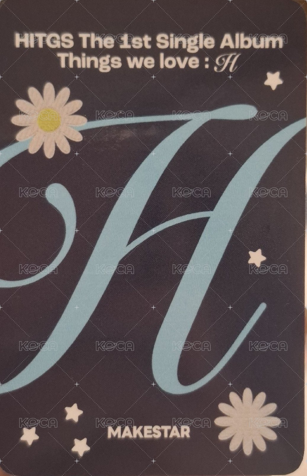 Things we love : H ms 簽售卡  背面