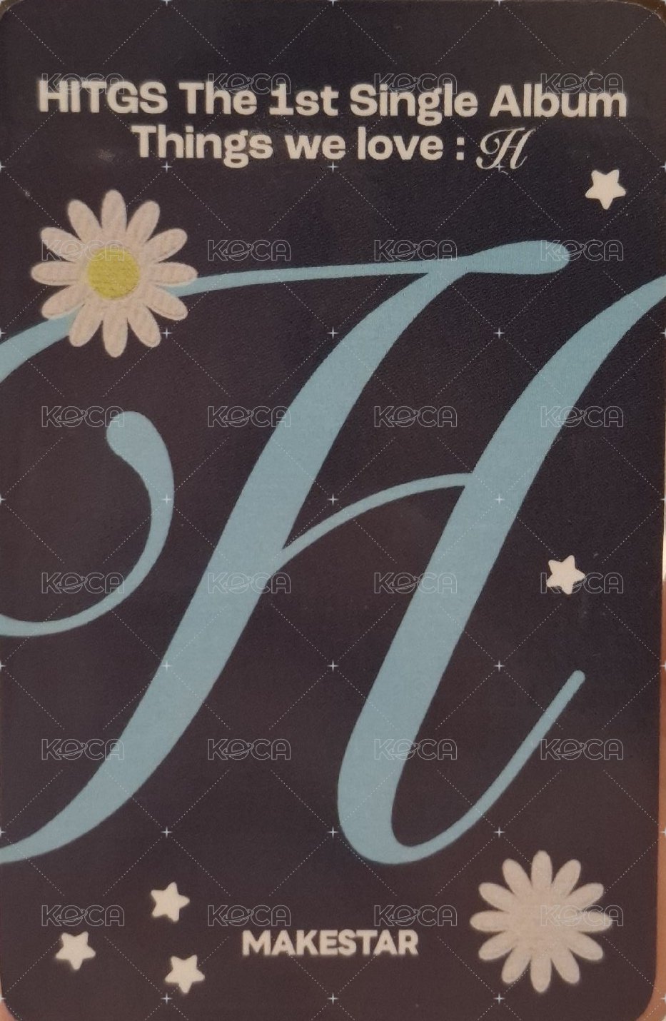 Things we love : H ms 簽售卡  背面