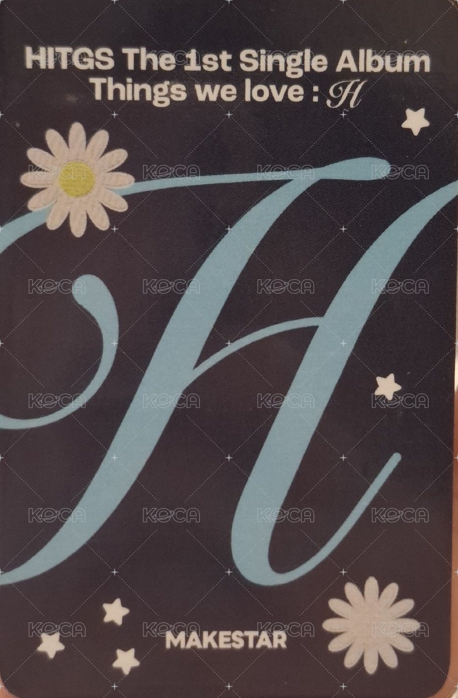 Things we love : H ms 簽售卡  背面