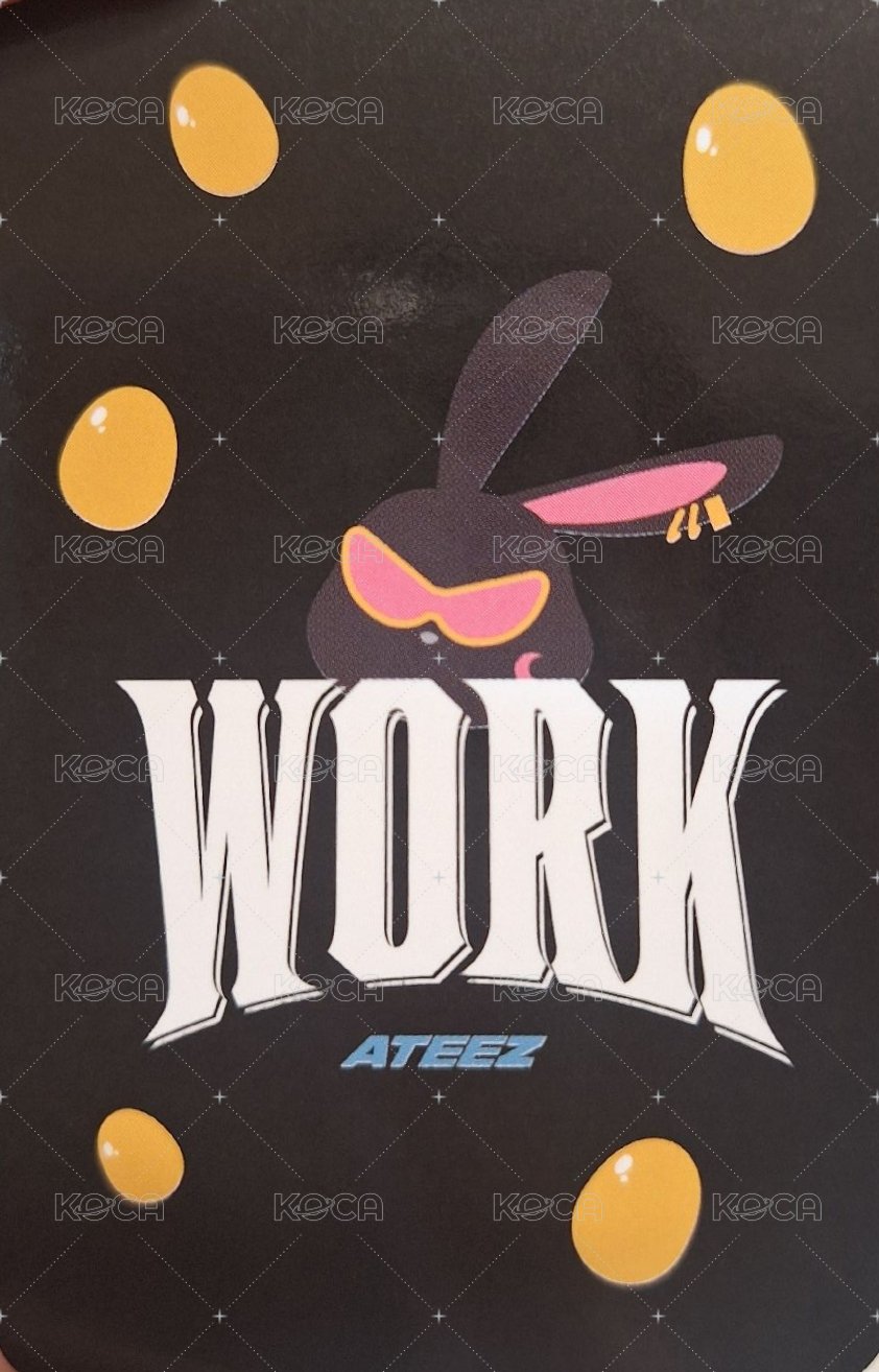 GH1 快閃店 周邊卡 SILICONE CHARM KEYRING SET 背面