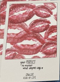 KISS OF LIFE 明信片 唇印卡