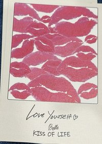 KISS OF LIFE 明信片 唇印卡