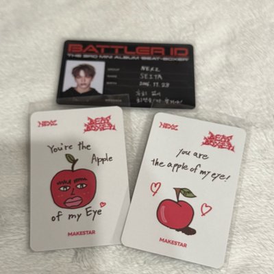 迷三 ms 台北線下2.0 簽名會 簽售卡 蘋果