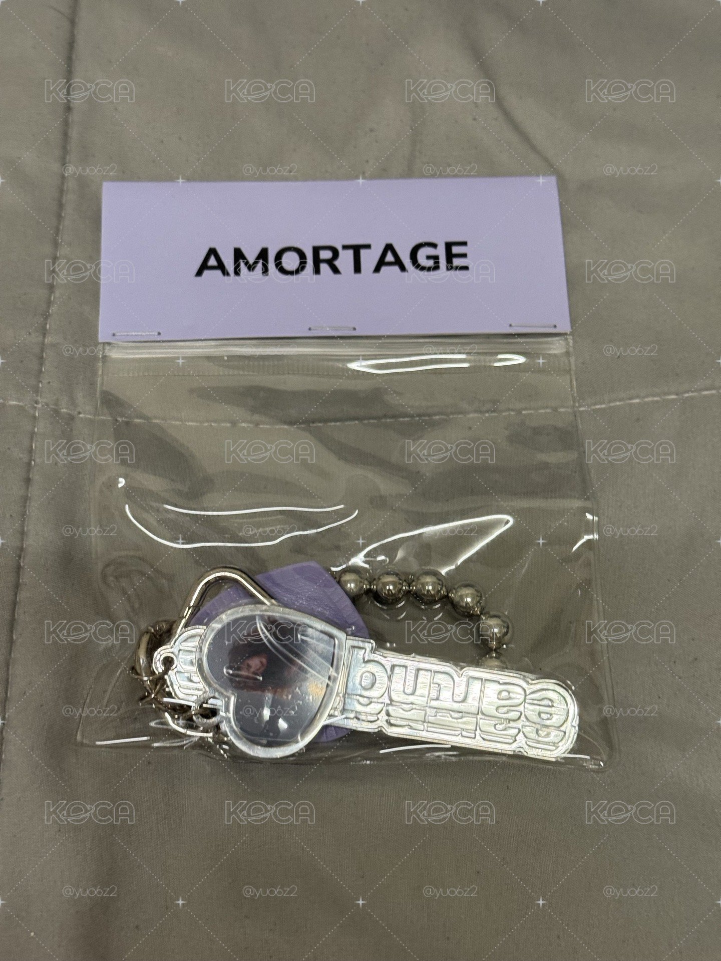 Jisoo AMORTAGE NFC吊飾