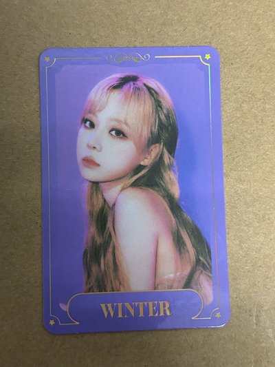 aespa Winter 冬天 LTS 隨機卡 冬-