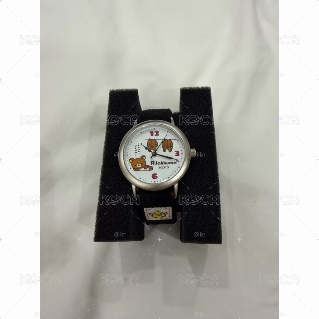 Rilakkuma麥和 x 拉拉熊咕嚕咕嚕系列 輕鬆熊拉拉熊手錶盒玩 盲盒 拉拉熊腕錶手錶 確認款 曬太陽