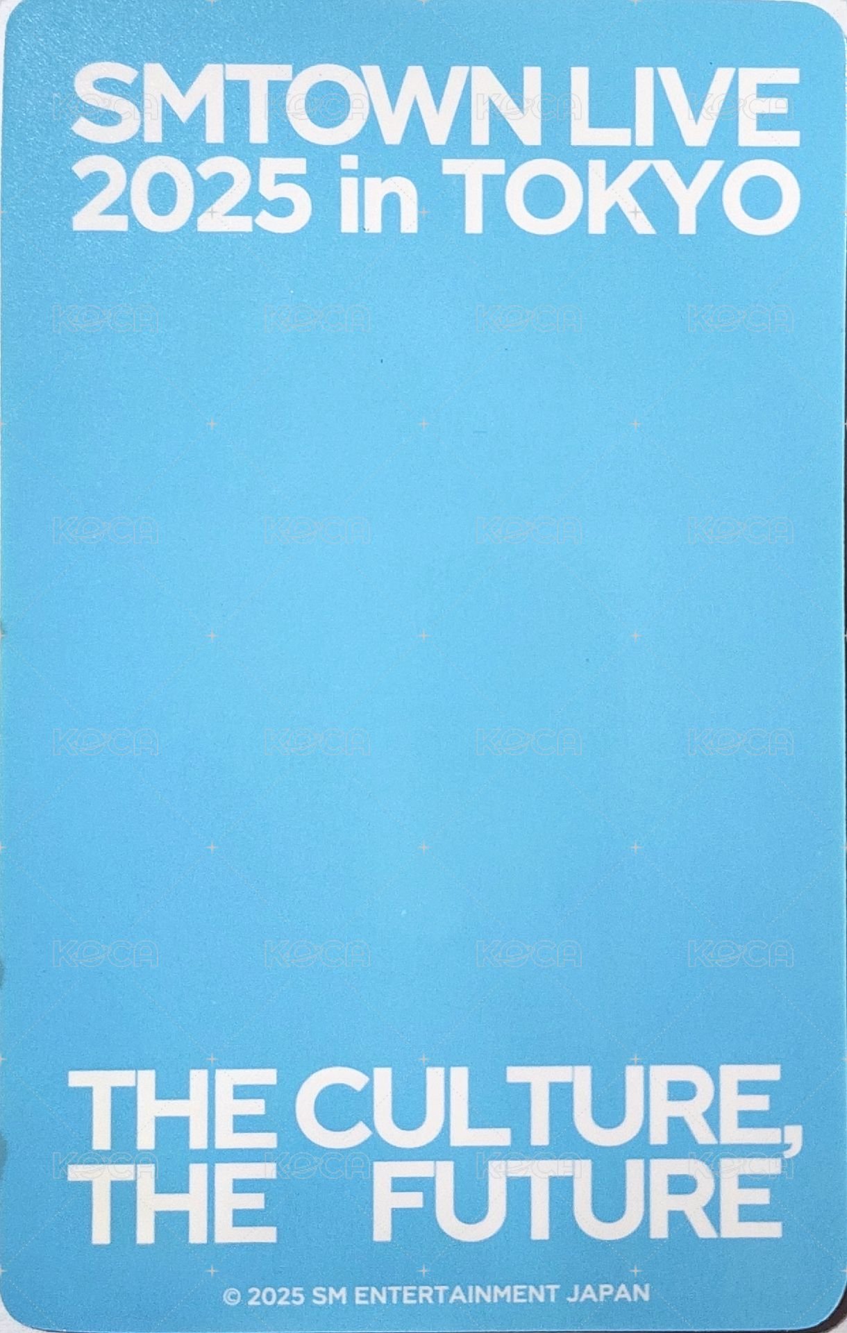 SMT LIVE 2025 東京快閃 滿額卡  背面