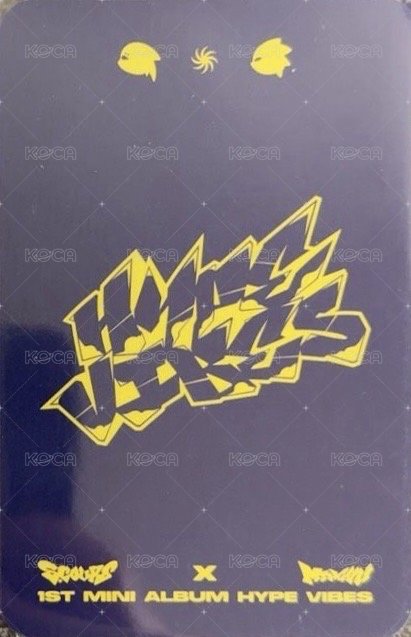 CxM ‘𝙃𝙔𝙋𝙀 𝙑𝙄𝘽𝙀𝙎’ GS25 特典卡  背面