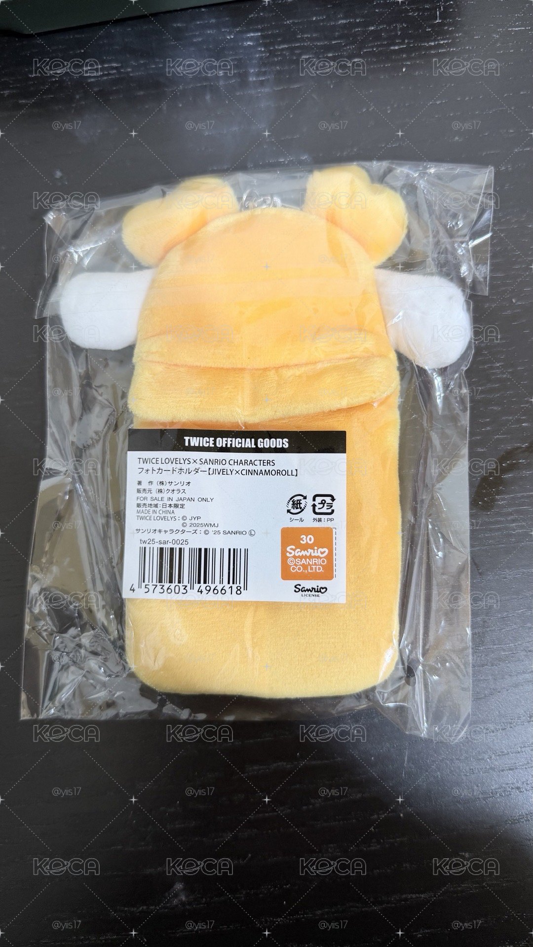 TWICE 志效 三麗鷗聯名卡套 (塔店）