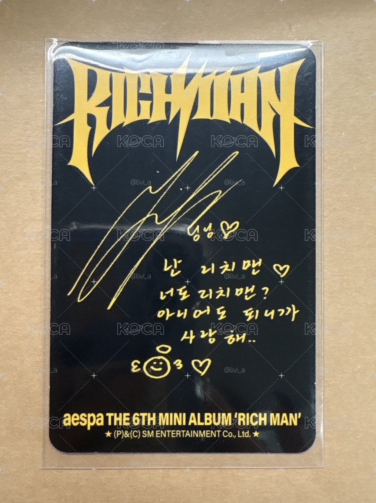 RICH MAN 專卡 NINGNING
